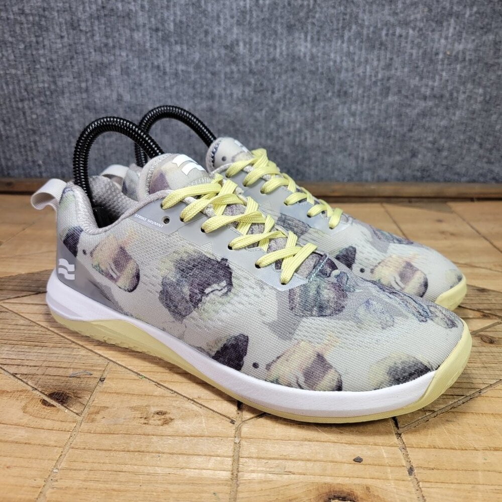 Strike MVMNT Women’s Athletic Sneakers in Light Gray & Yellow